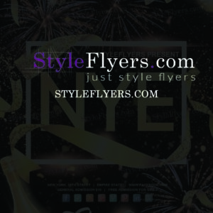 new year PSD Flyer Template