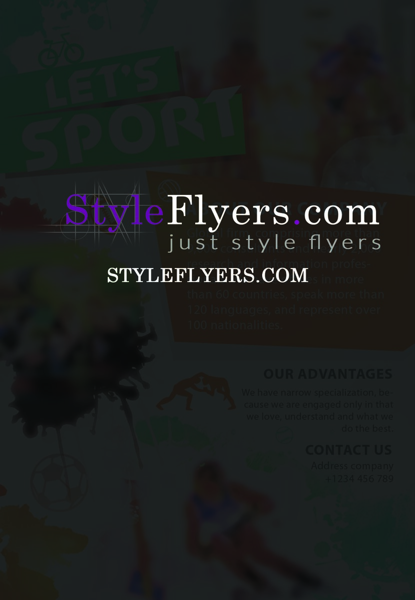 Let’s sport – sport flyer