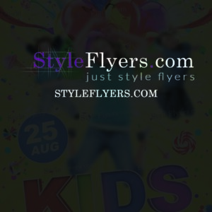 Kids Party PSD Flyer Template
