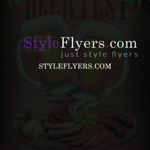 beer fest PSD Flyer Template