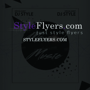 Minimal Music PSD Flyer Template