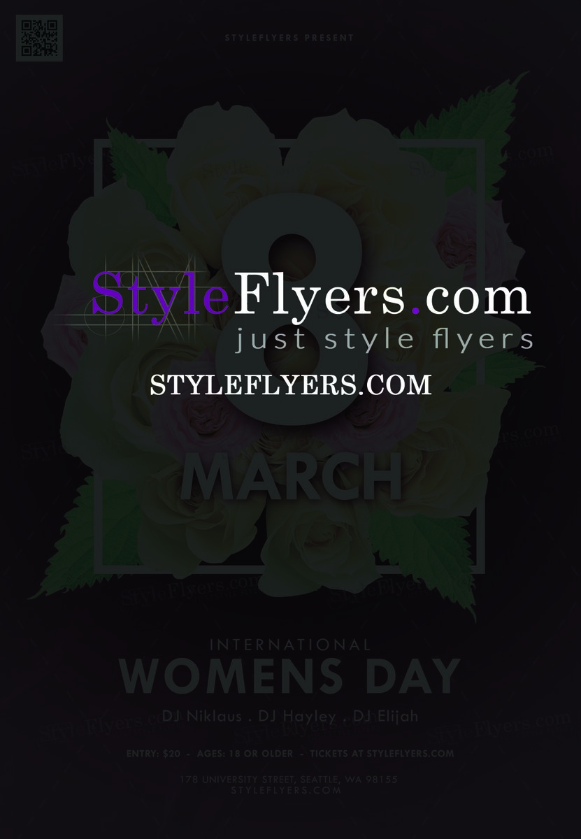 International Women Day PSD Flyer Template