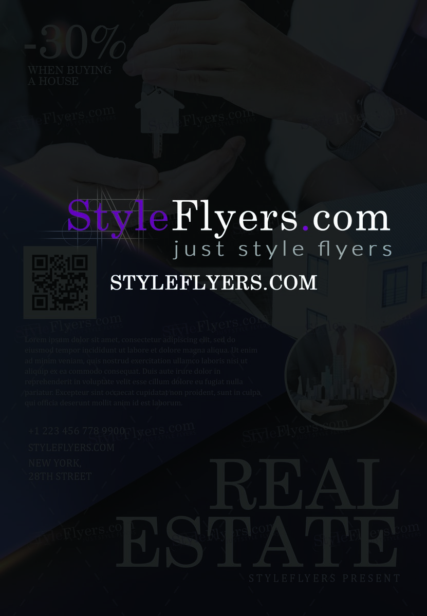 Real Estate PSD Flyer Template