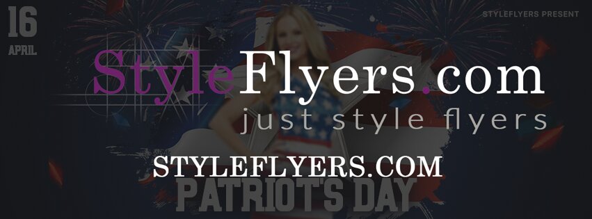 Patriots Day PSD Flyer Template