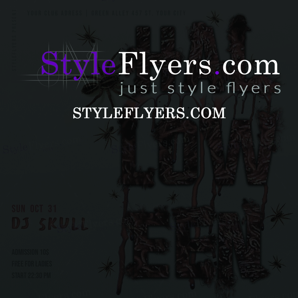 halloween free flyer