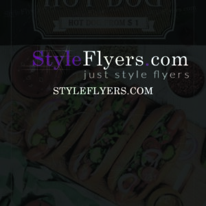 Hot Dog PSD Flyer Template