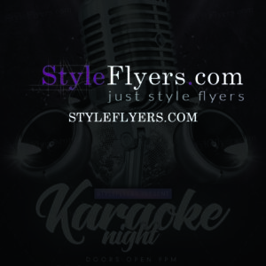 Karaoke PSD Flyer Template
