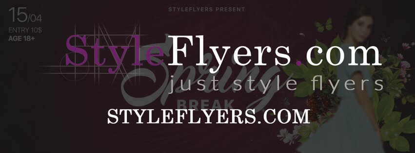Spring Break PSD Flyer Template1