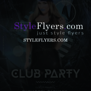 Club Party PSD Flyer Template