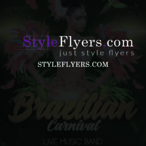 Brazilian Carnival psd flyer