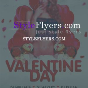 Valentine Day PSD Flyer Template