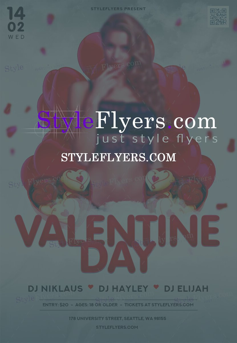Valentine Day PSD Flyer Template