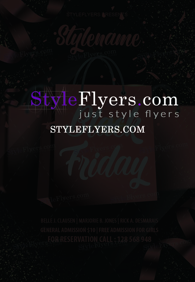 Black Friday PSD Flyer Template