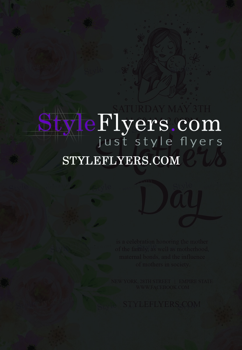 Mothers Day PSD Flyer Template