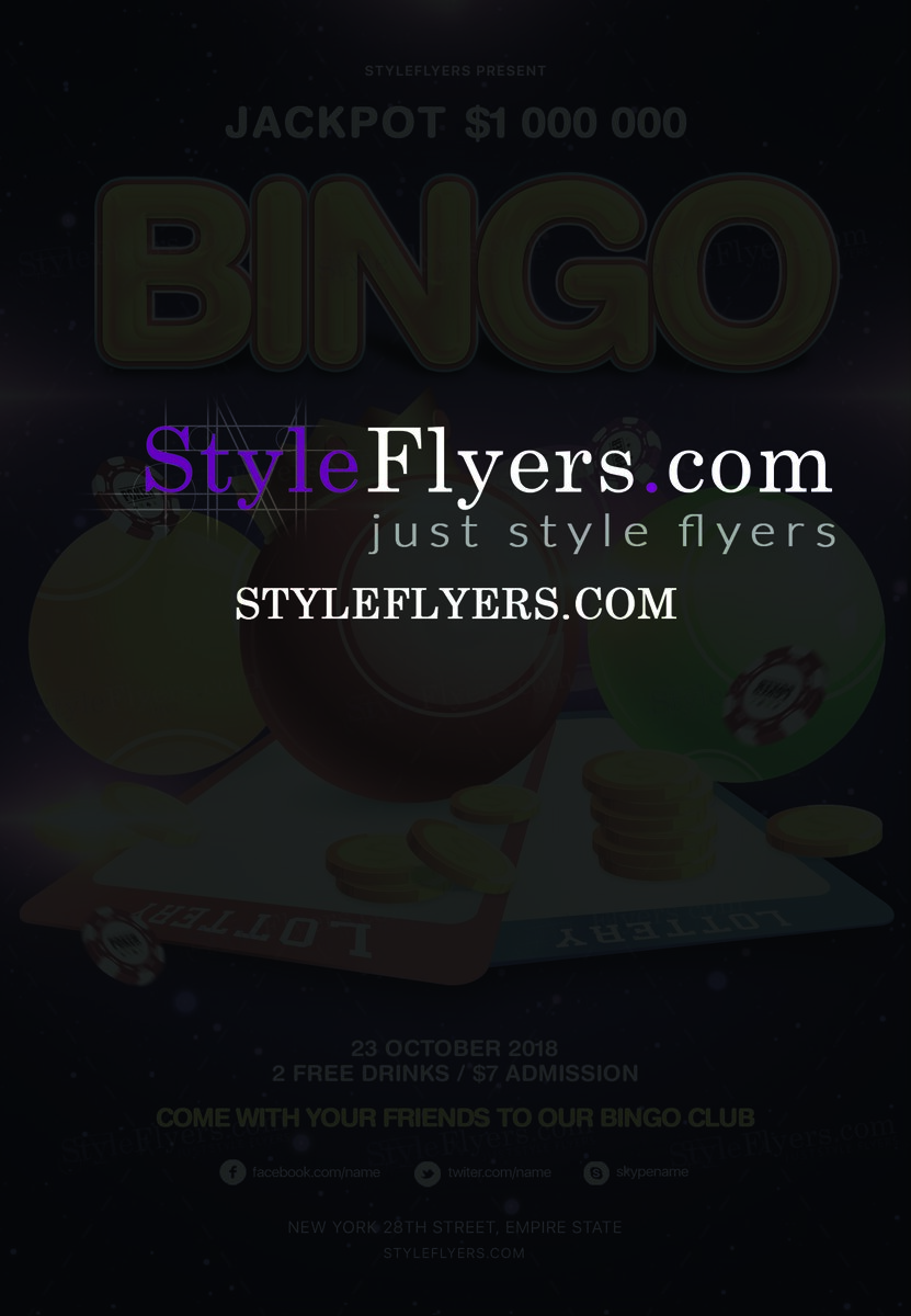 Bingo PSD Flyer Template1