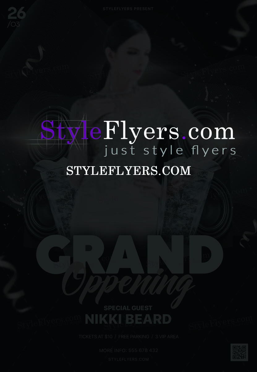 Grand Oppening PSD Flyer Template