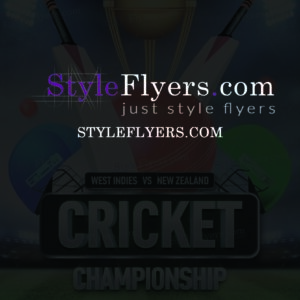 Cricket Championship PSD Flyer Template