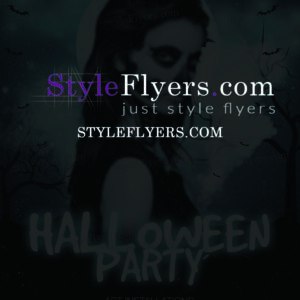 Halloween Party PSD Flyer Template1