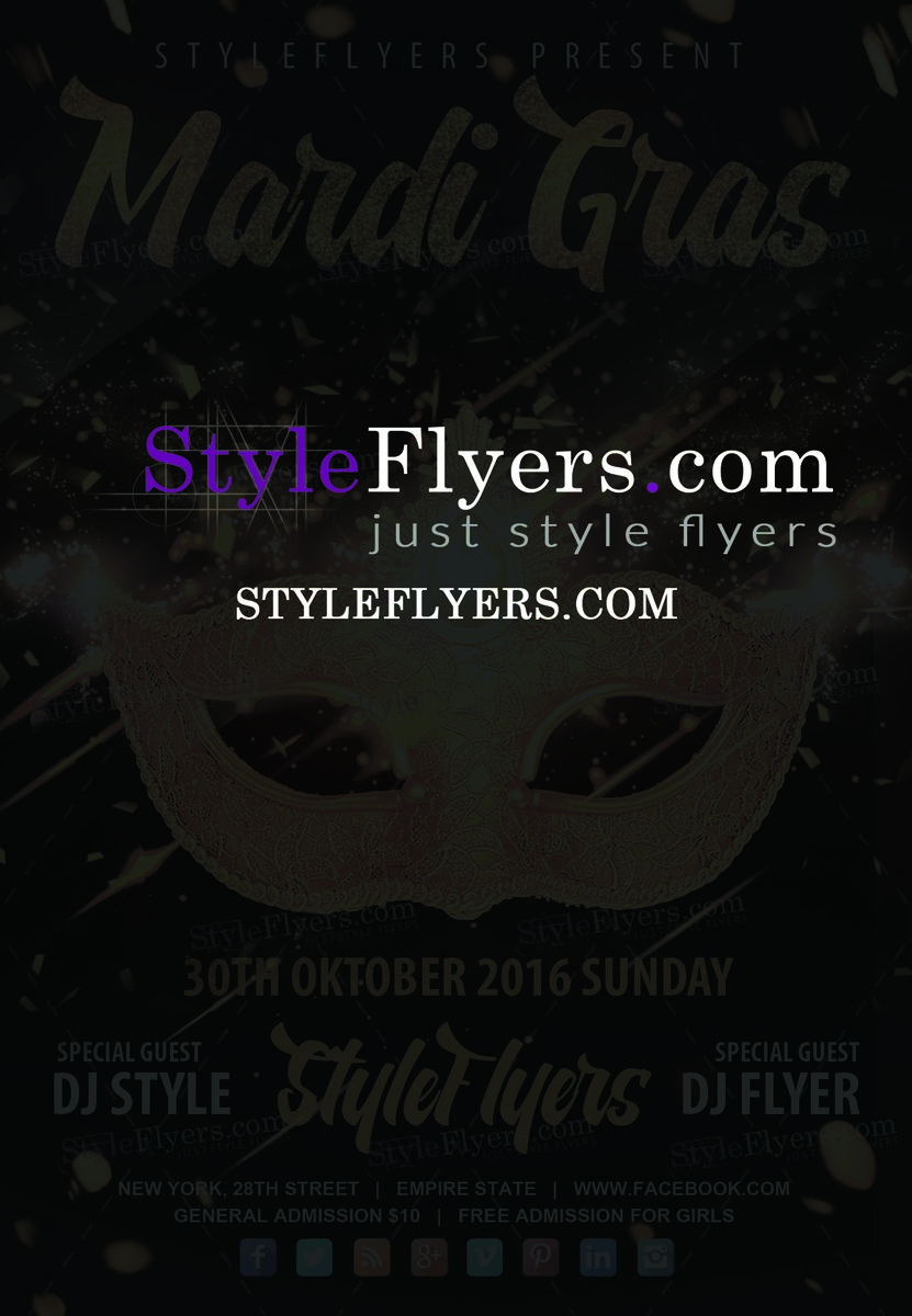 Mardi Gras Flyers