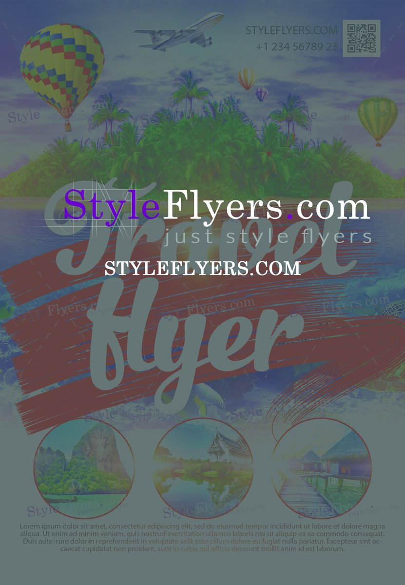 Travel Flyer PSD Template