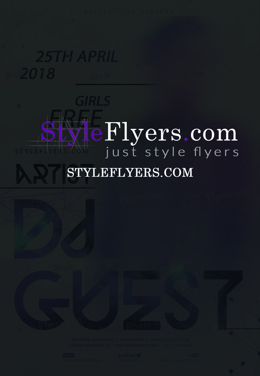 DJ PSD Flyer Template
