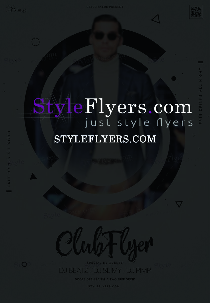 Club PSD Flyer Template