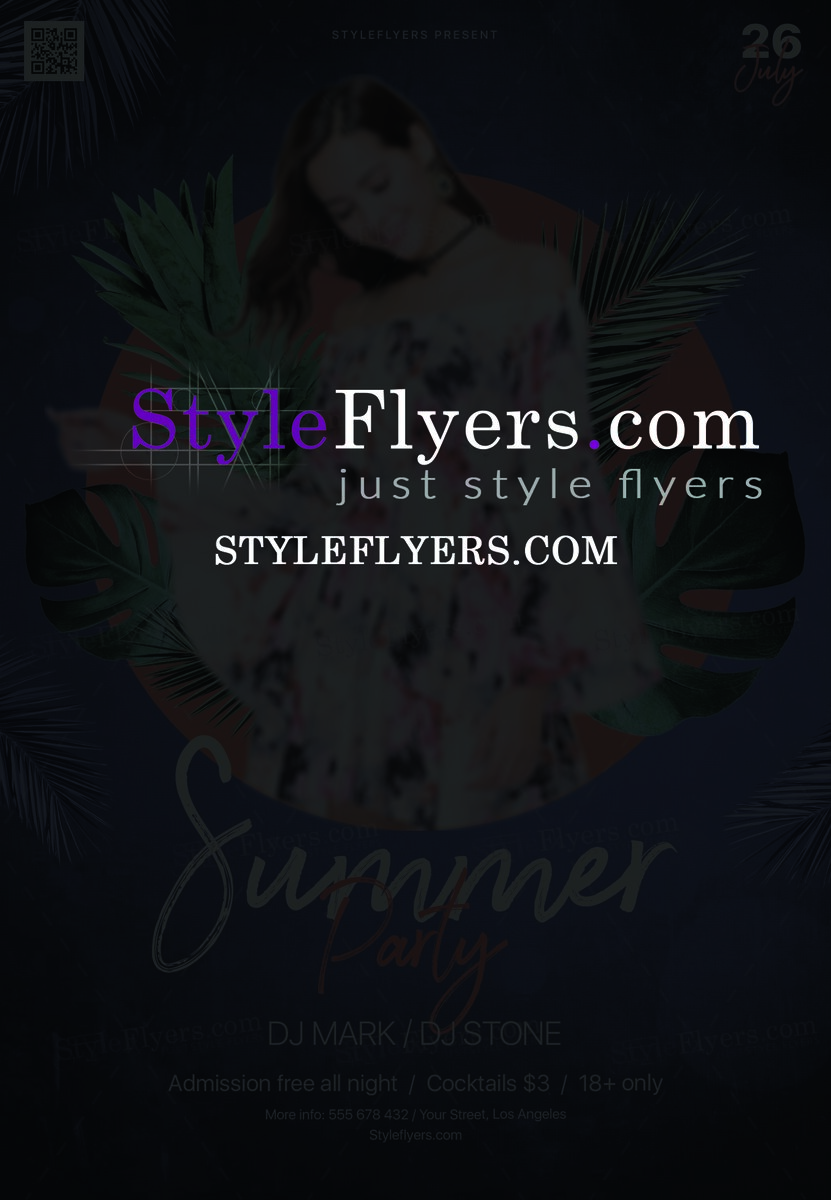 Summer PSD Flyer Template