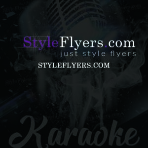Karaoke PSD Flyer Template
