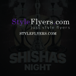 Shishas Night PSD Flyer Template